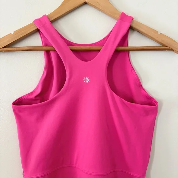 Athleta Conscious Dress Salvia Pink Tank Swing Athletic Racerback Tennis Small - Picture 6 of 11